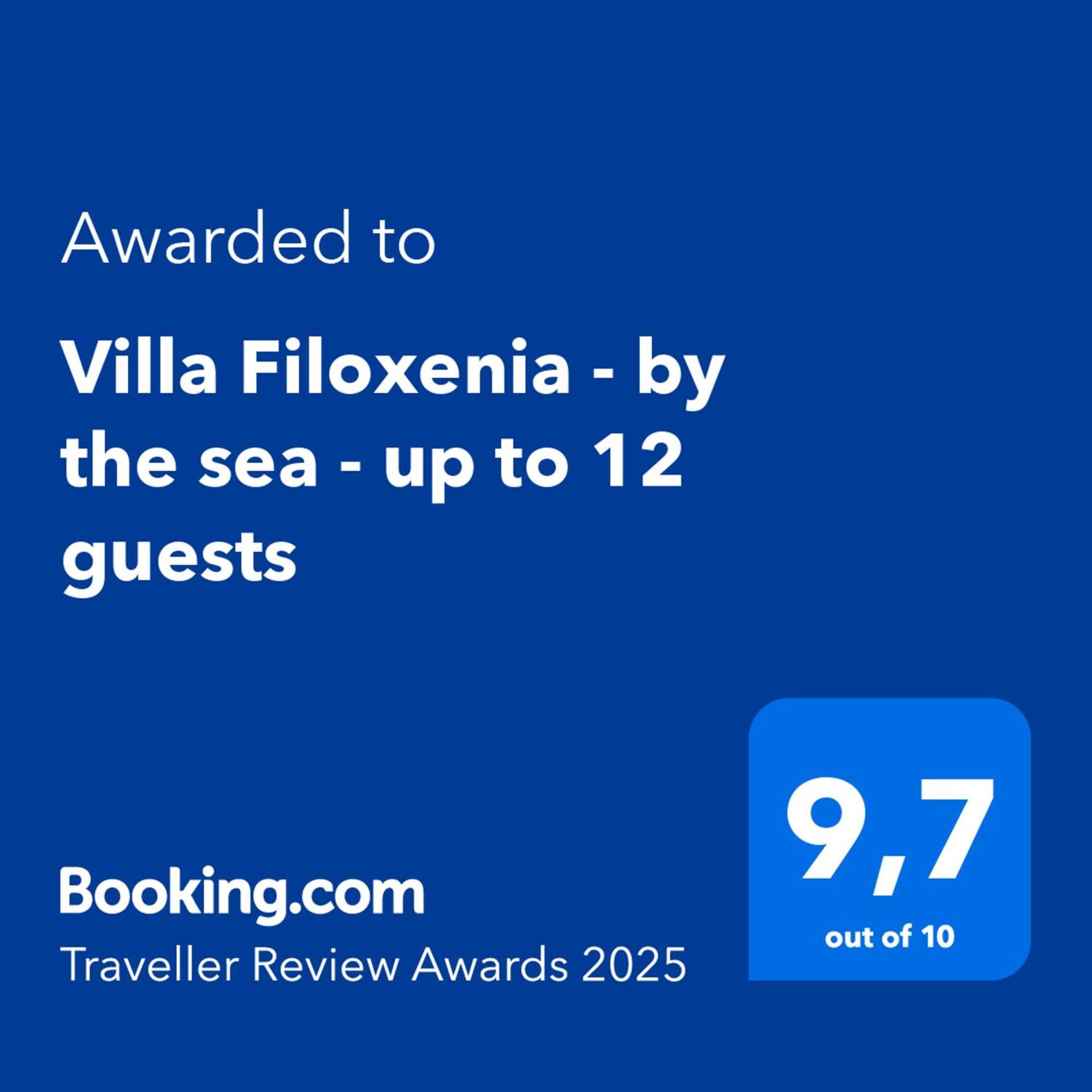 Villa Filoxenia - By The Sea - Up To 12 Guests Kato Rodini Exterior photo